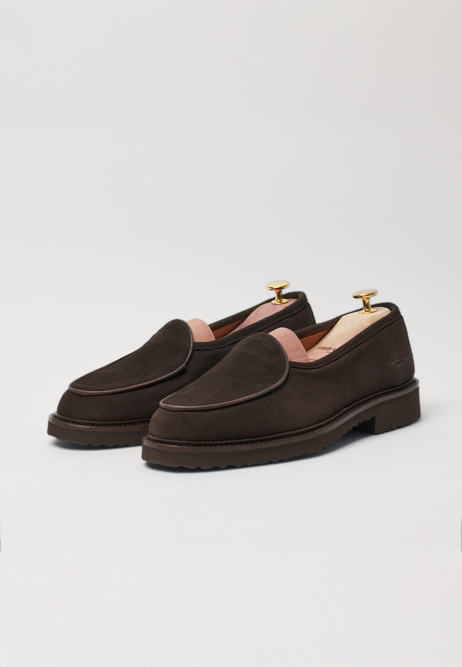 Belgian Loafer - Testa Brown Suede