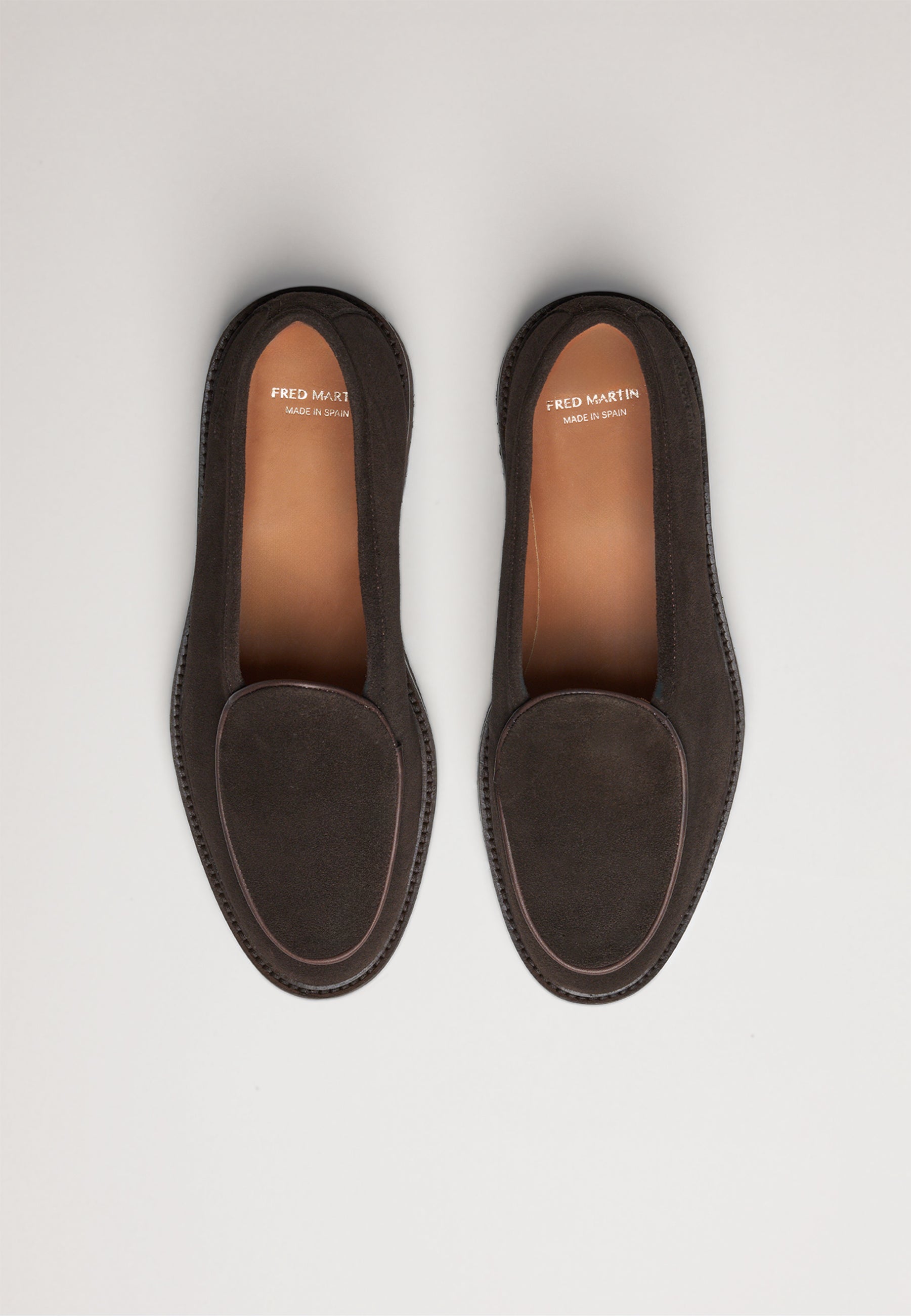 Belgian Loafer - Testa Brown Suede
