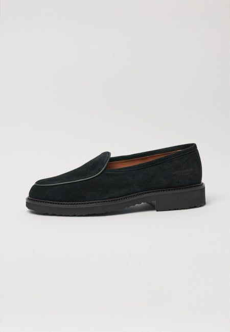 Belgian Loafer - Deep Forest Suede
