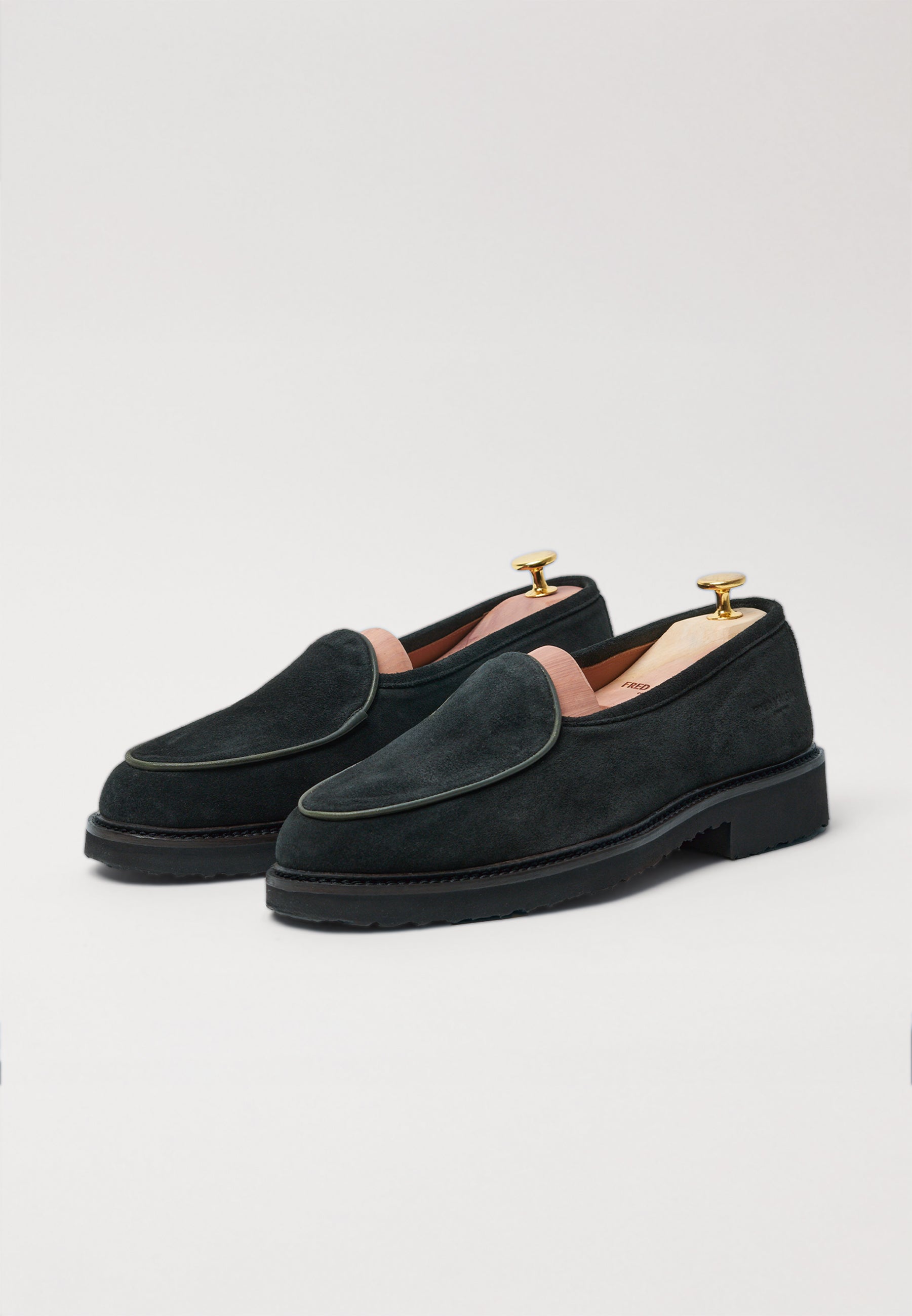 Belgian Loafer - Deep Forest Suede