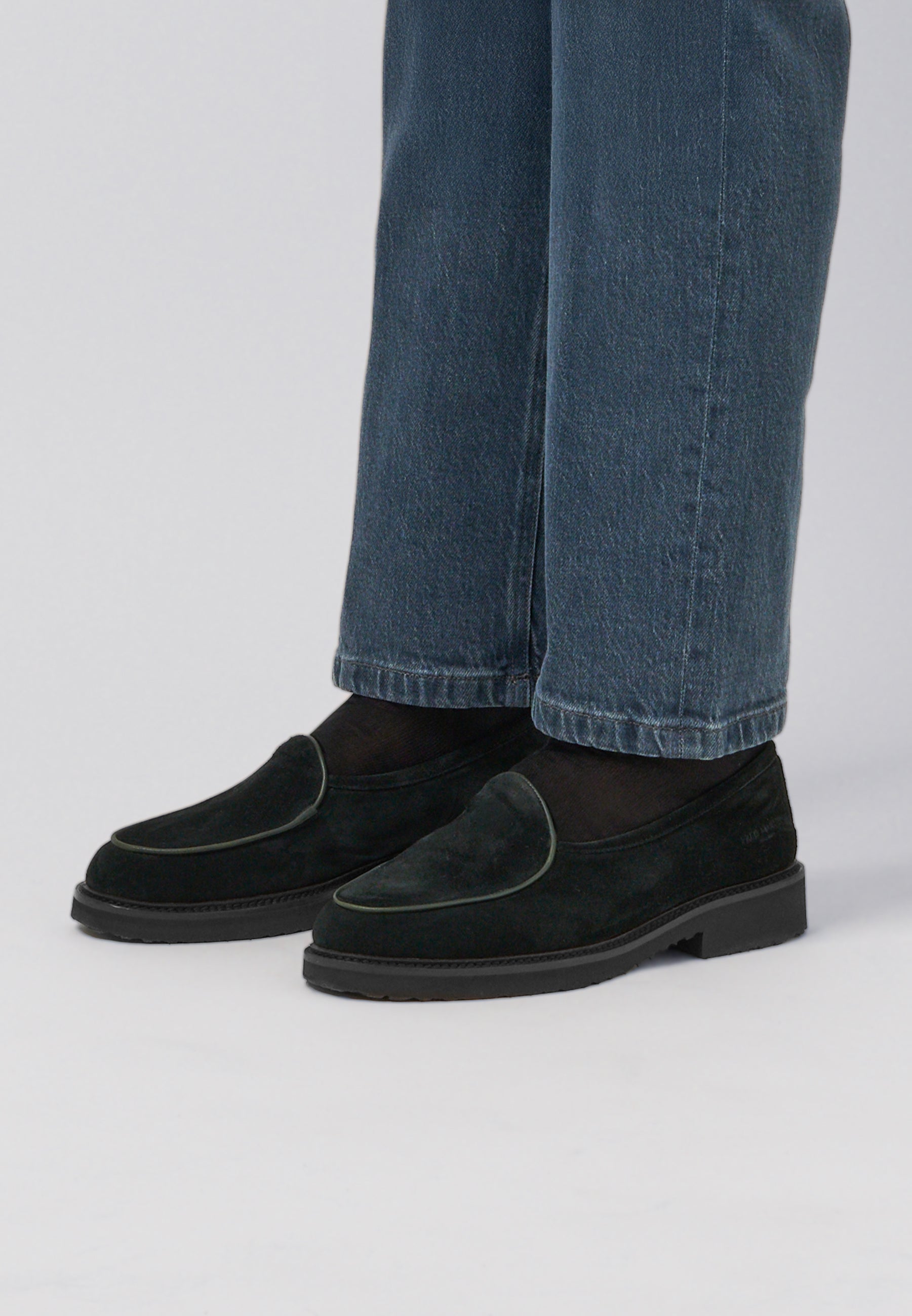 Belgian Loafer - Deep Forest Suede