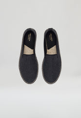 Slippers Eco Fabrics - Black Eco Fabric