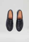 Loafers - Black Leather