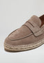 Loafer - Taupefarbenes Wildleder