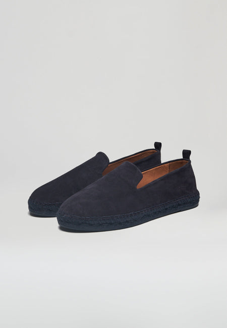 Slippers - Bleu Suede