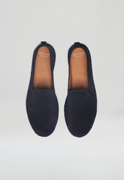 Fred Martin Collection Slippers / Espadrilles. Azure Suede. Size 40 Slippers-Azure Suede. Light blue-Men. Fred Martin Collection main image 4
