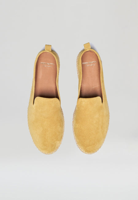 Slippers - Mustard Suede
