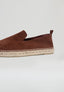 Slippers - Red Brown Suede