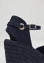 Wedges - Navy Suede