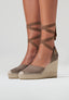 Wedges - Taupe Suede