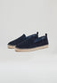 Slippers - Navy Suede