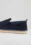 Slippers - Navy Suede