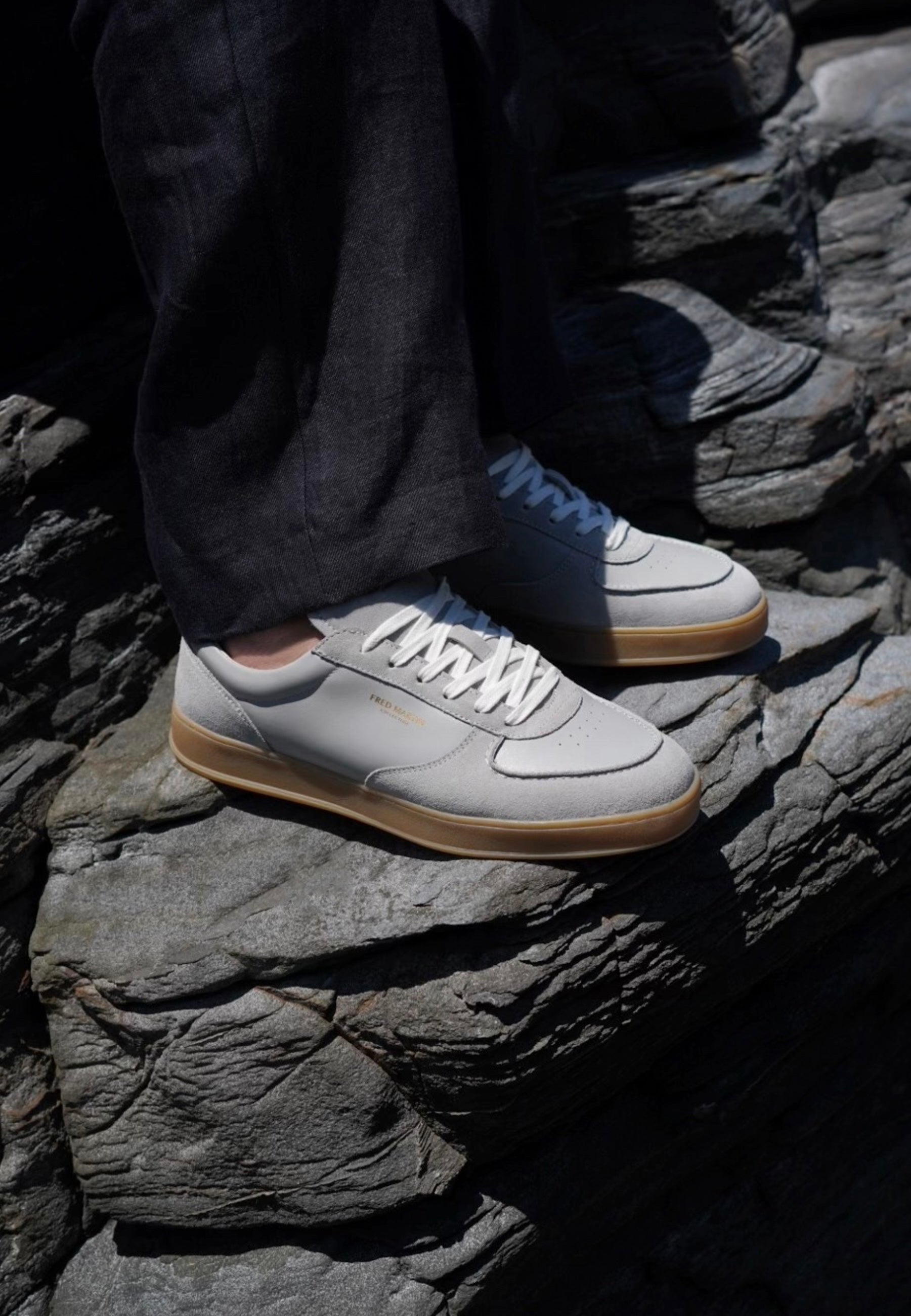 Sneakers - Retro Couture 02 Harbour Grey Leather