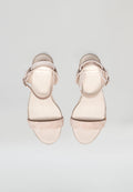 Wedge Sandals - Beige Suede