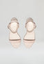 Wedge Sandals - Beige Suede