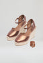 Wedges - Copper Suede