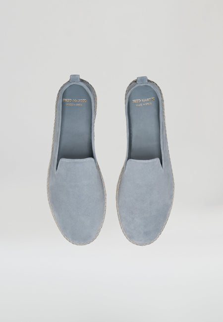 Slippers - Azure Suede