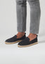 Slippers - Charcoal Suede