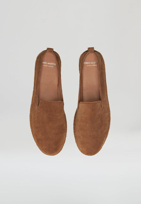 Slippers - Cognac Suede