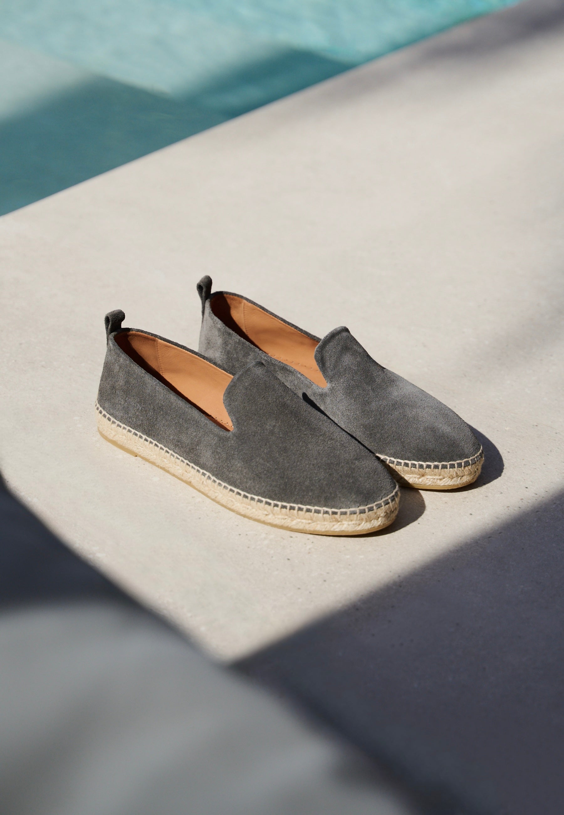 Slippers - Piombo Suede