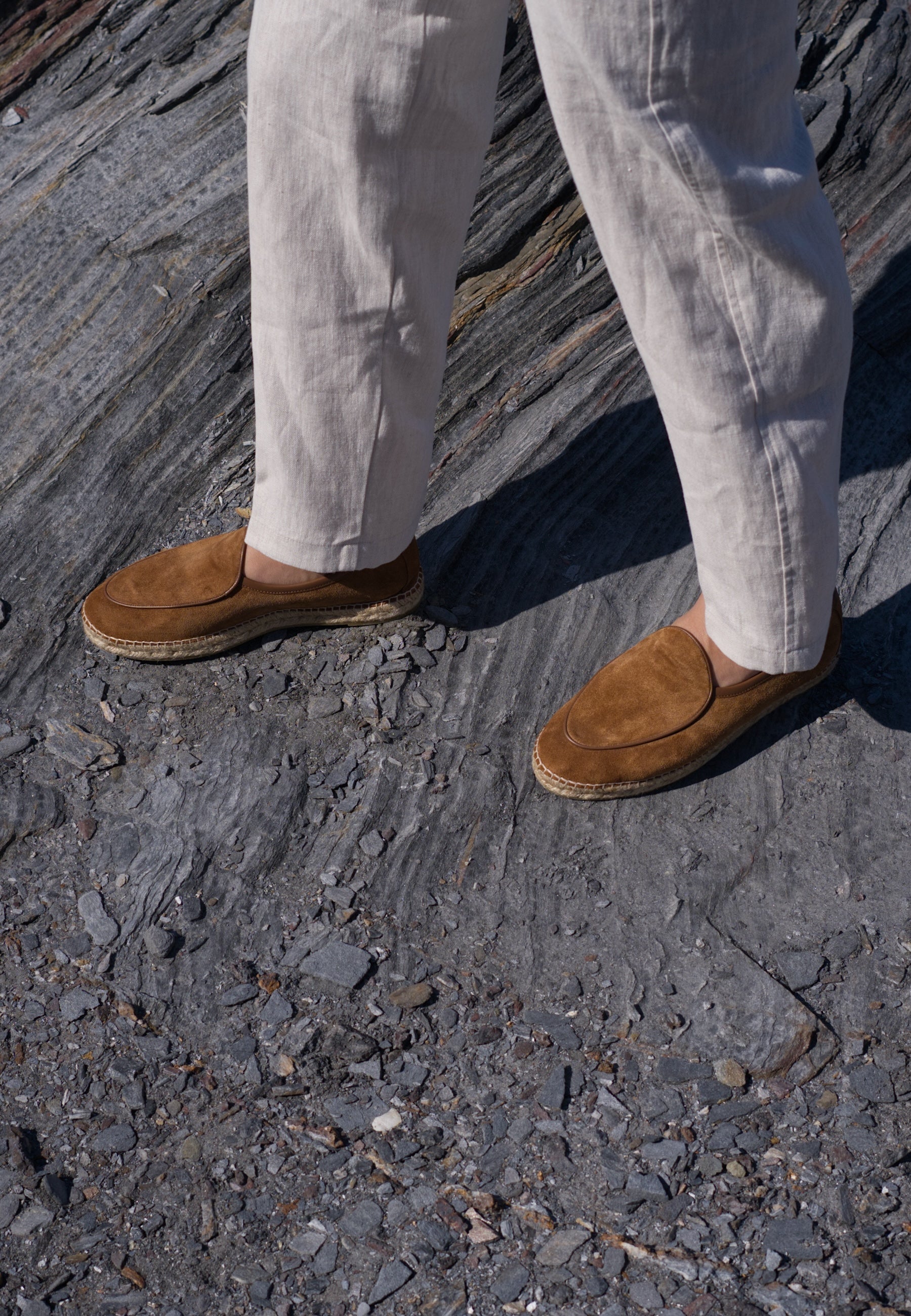 Belgian Loafer - Tobacco Suede