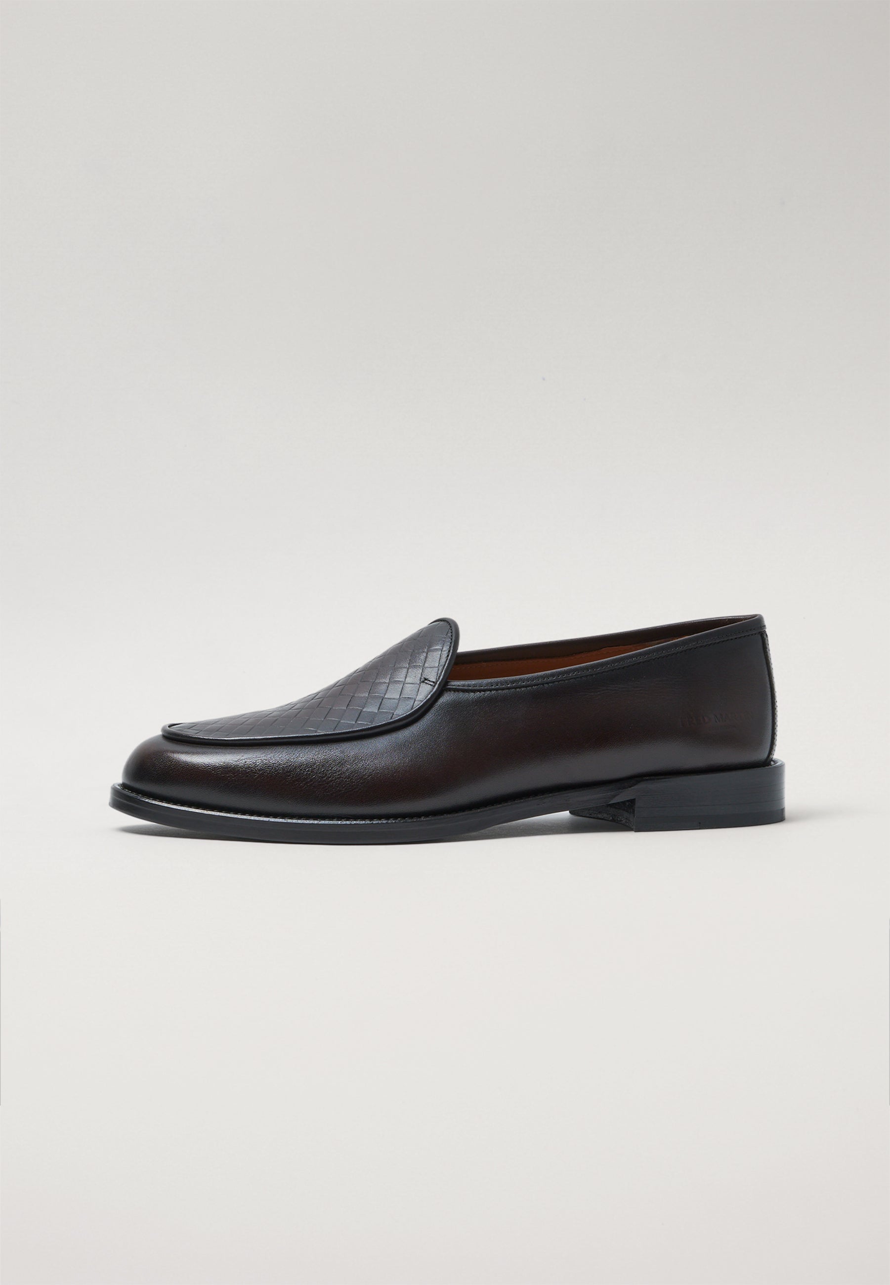 Belgian Woven - Caoba Leather