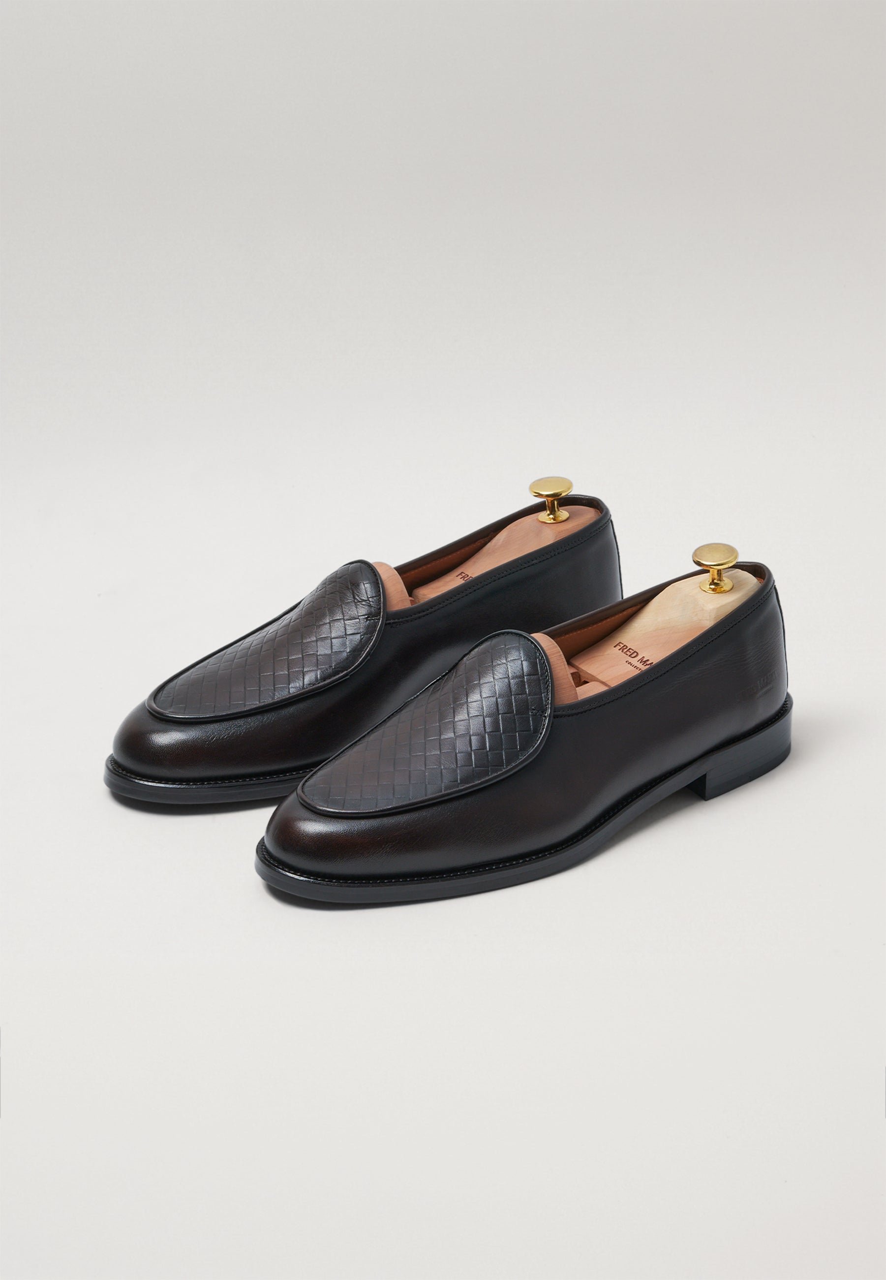 Belgian Woven - Caoba Leather