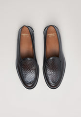 Belgian Woven - Caoba Leather