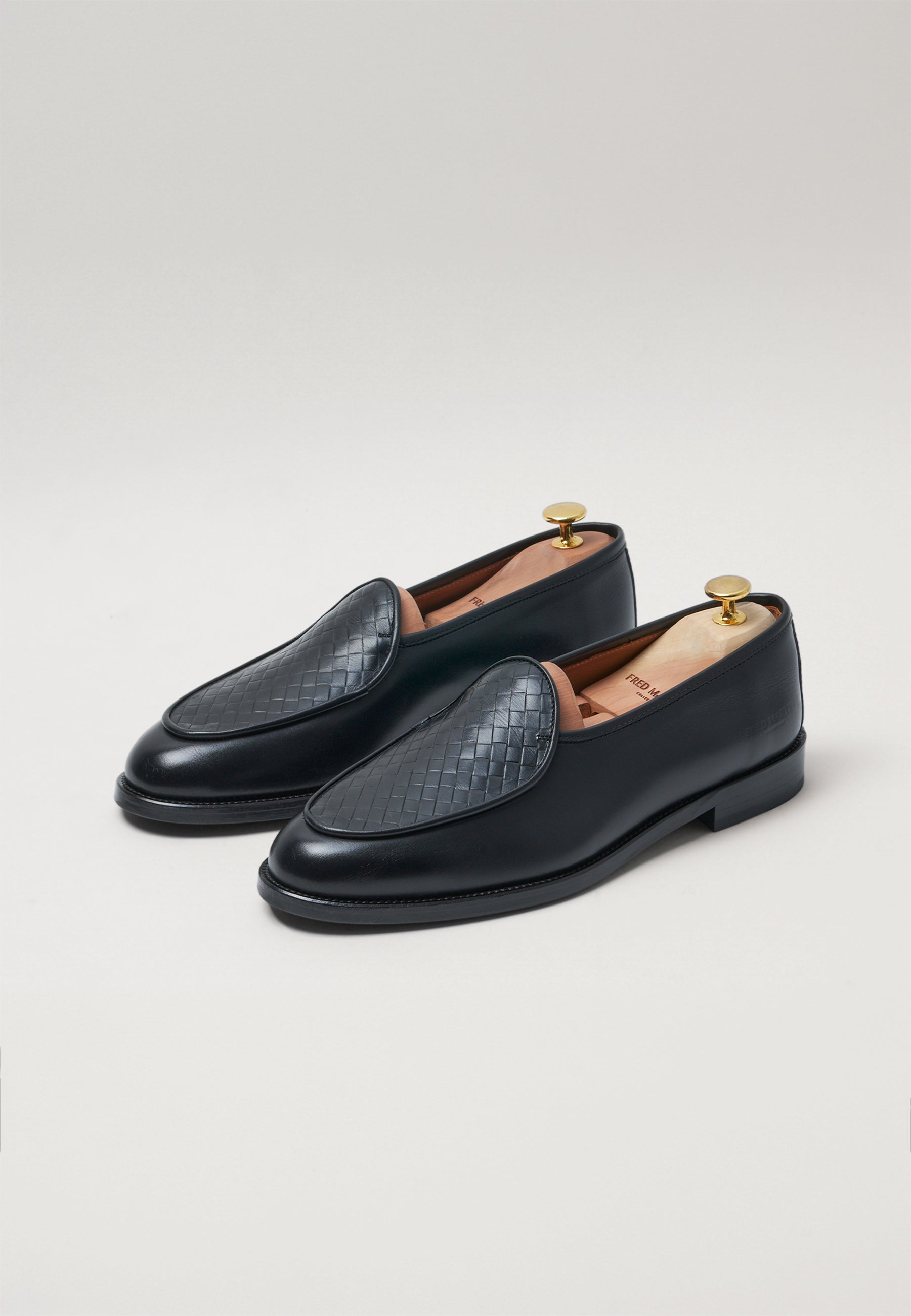 Belgian Woven - Ebano Leather