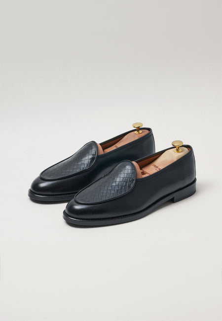 Belgian Woven - Ebano Leather