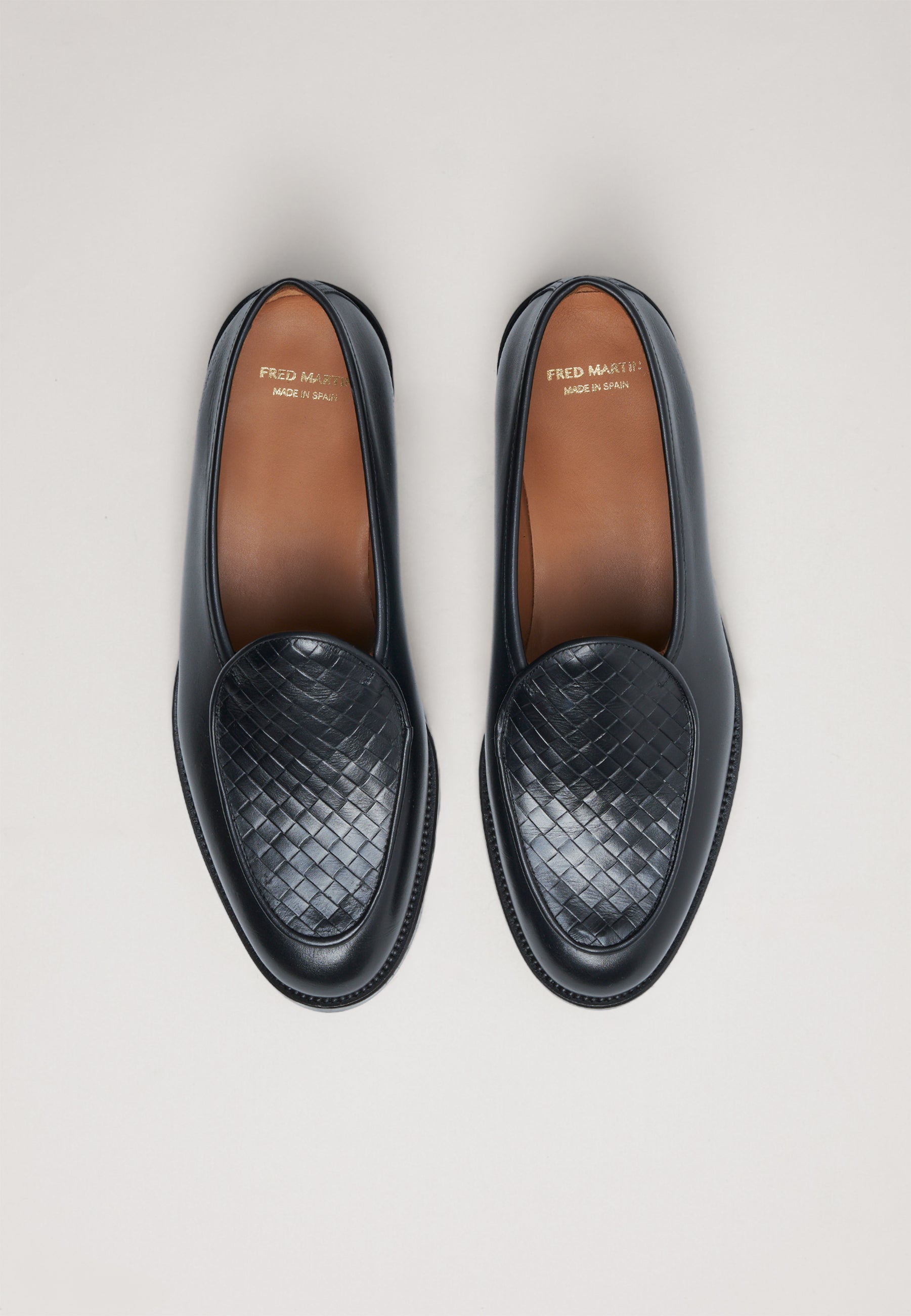 Belgian Woven - Ebano Leather