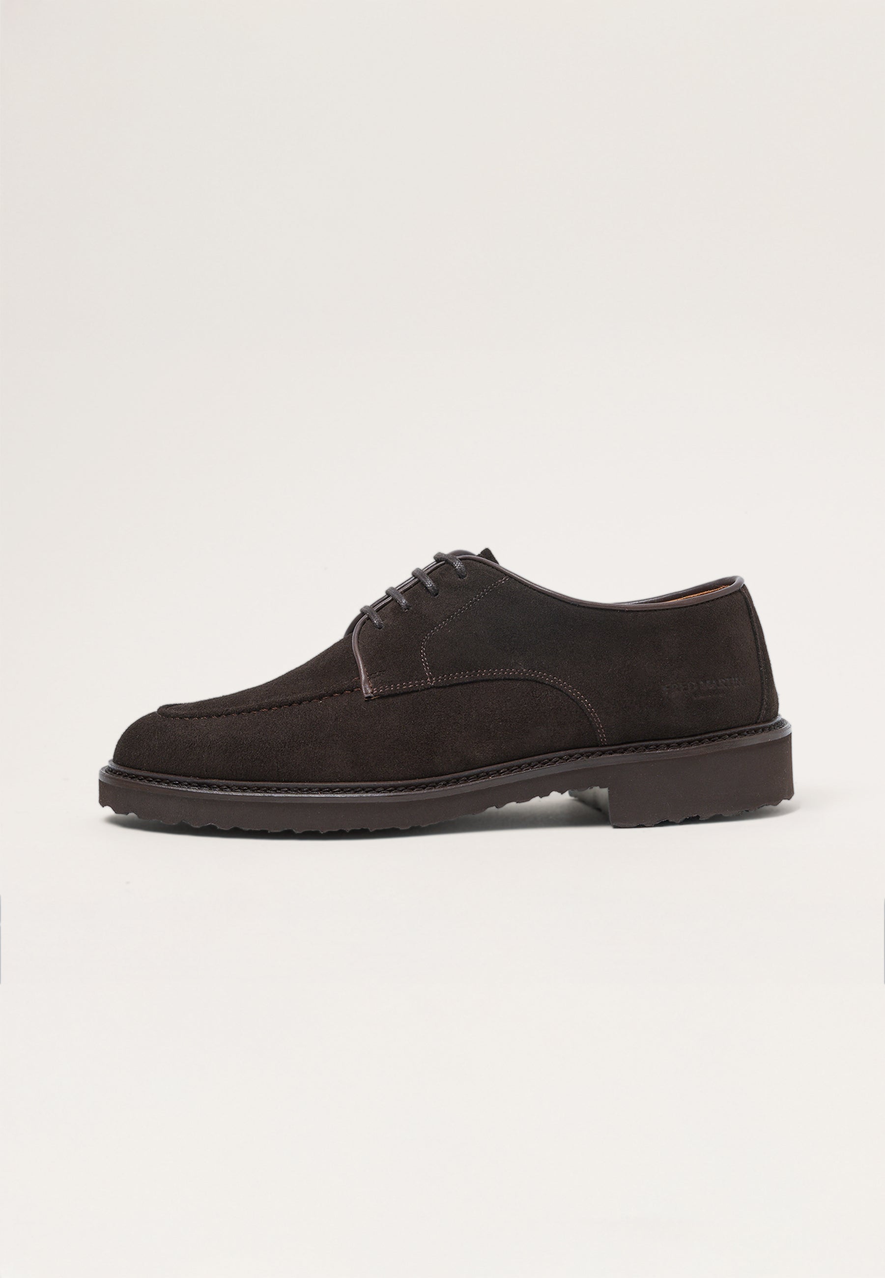 Derbies -  Testa Brown Suede