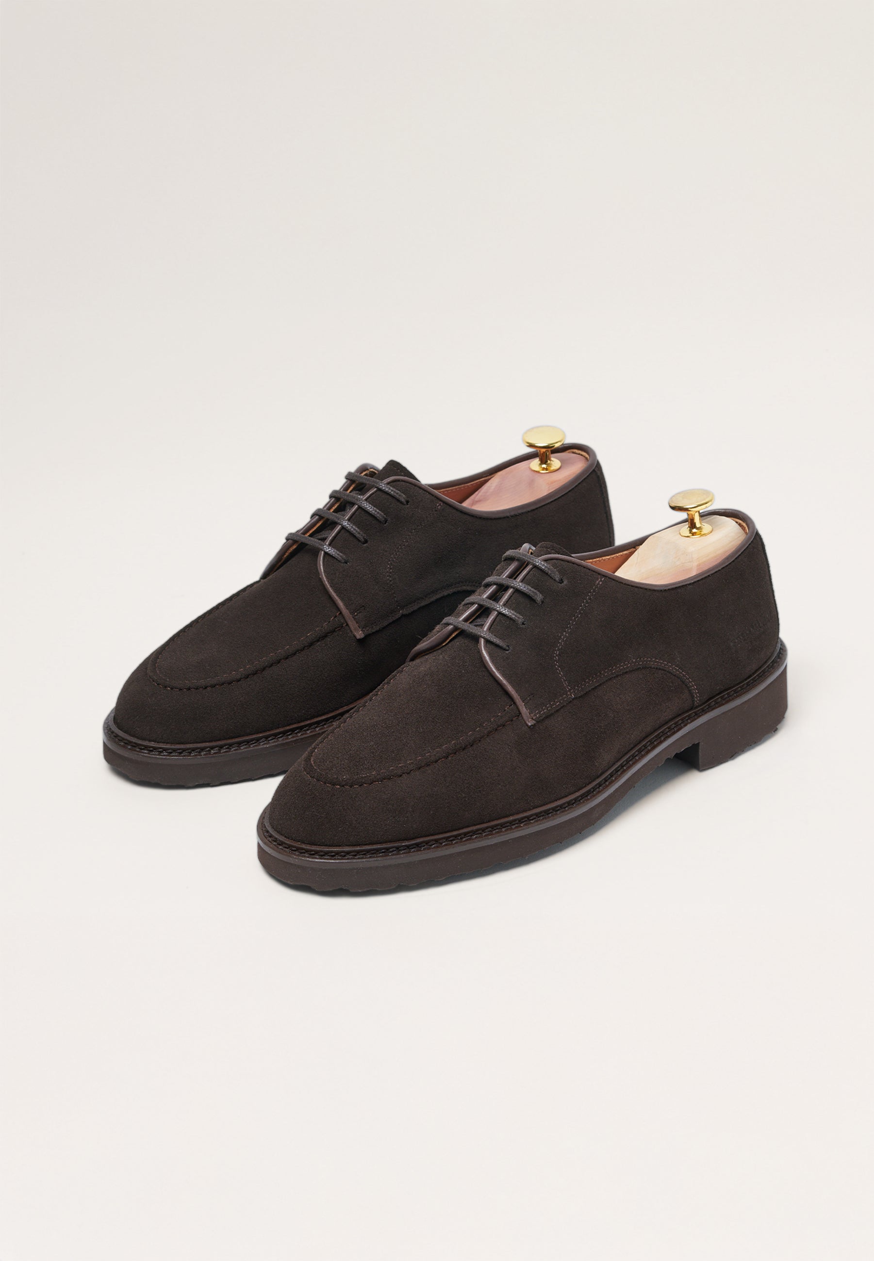 Derbies -  Testa Brown Suede