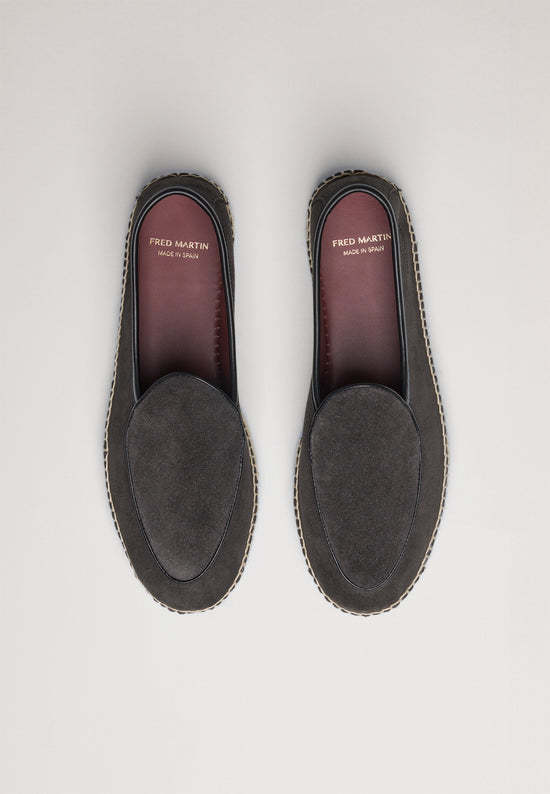 Belgian Loafer Espadrille - Castoro Suede
