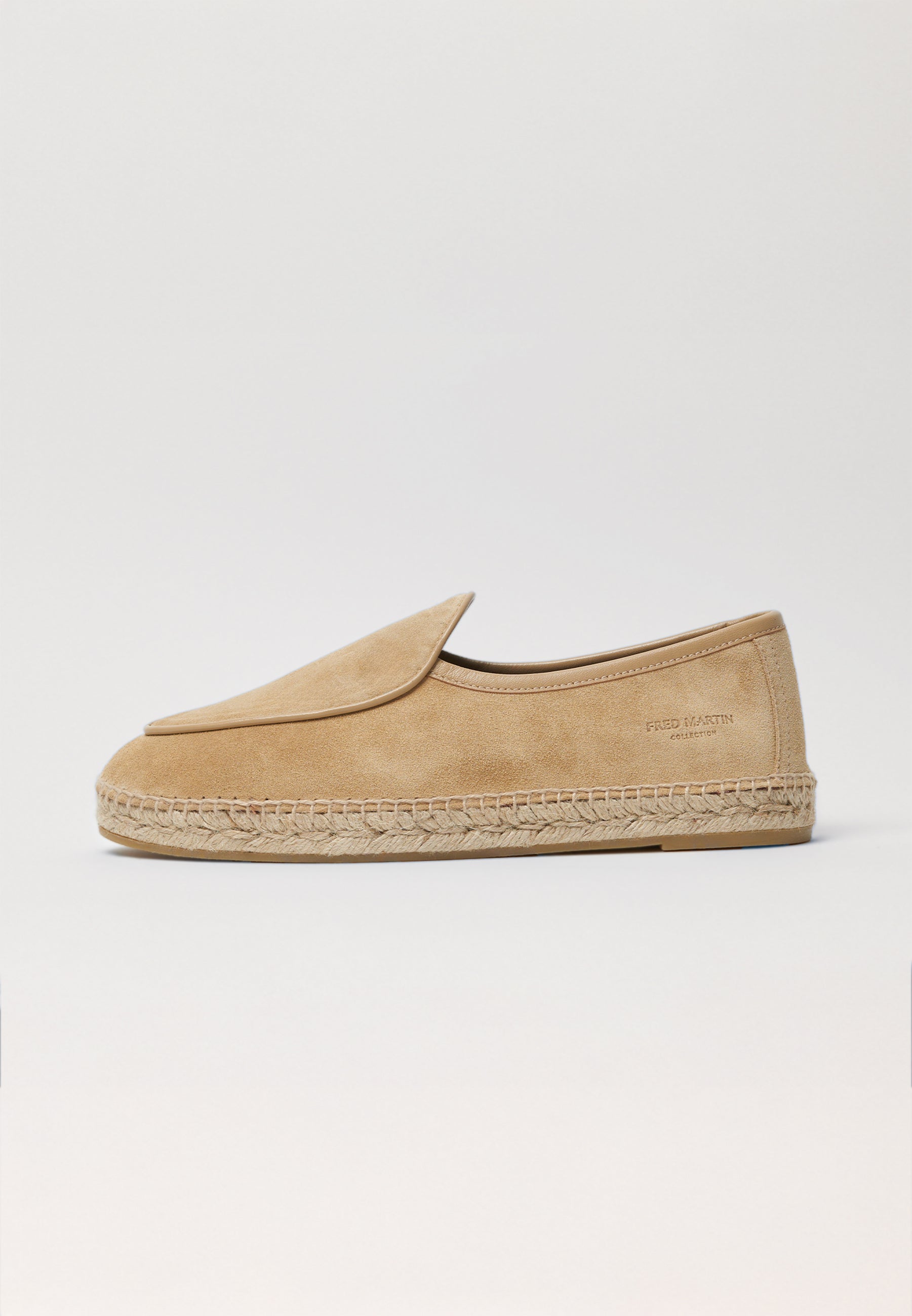 Belgian Loafer - Champagne Suede