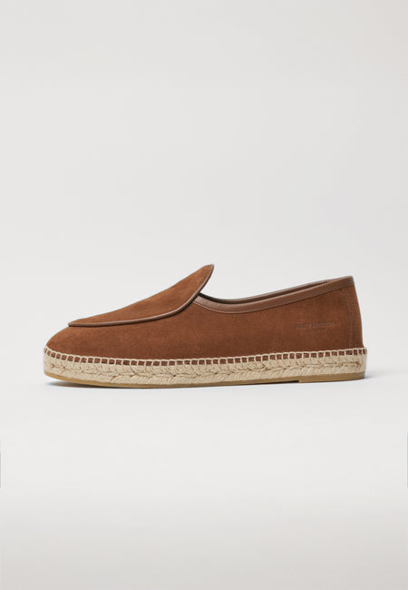 Belgian Loafer - Tobacco Suede