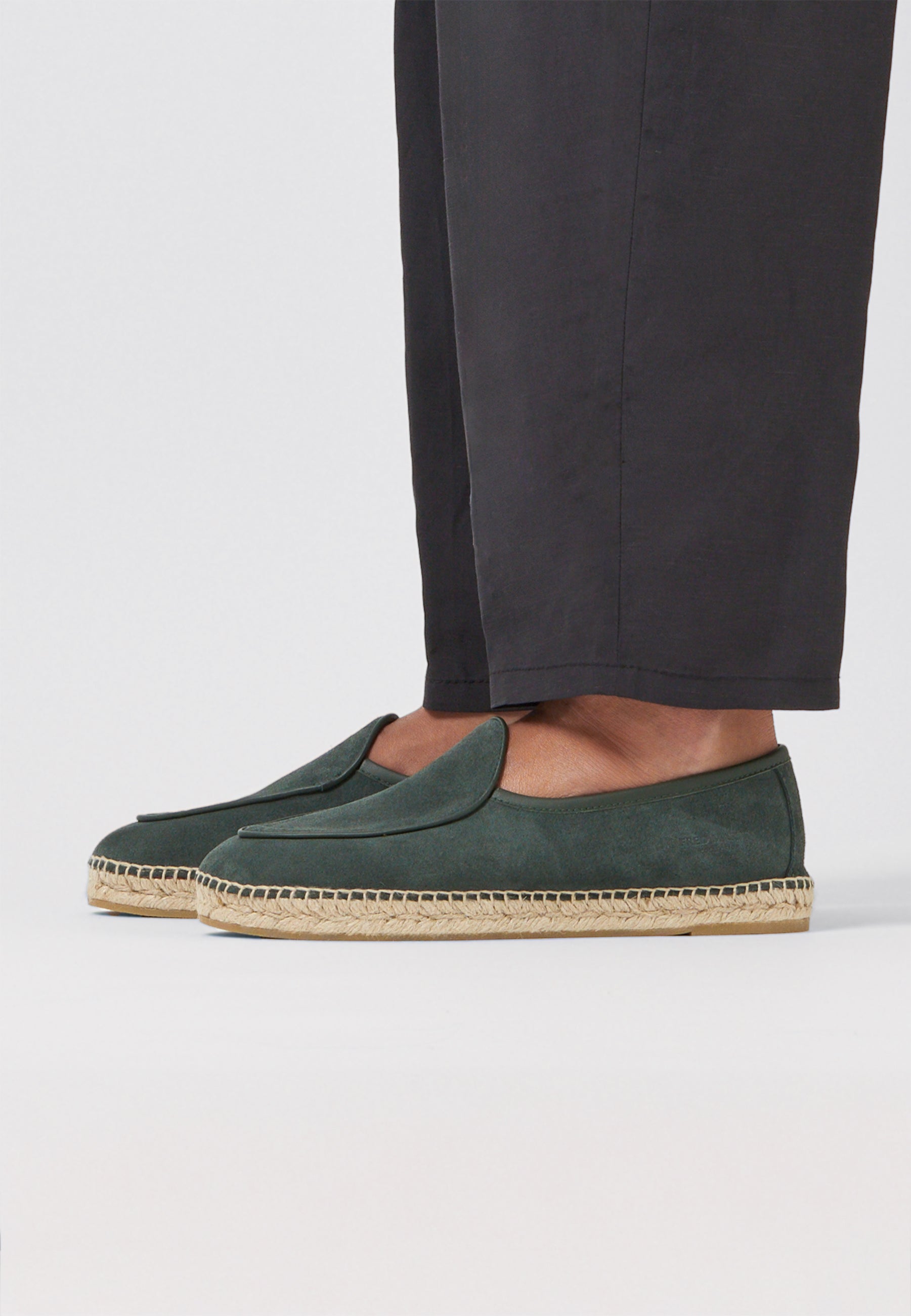 Belgian Loafer - Pine Suede