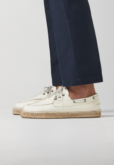 Boat Shoes - Panna Leather