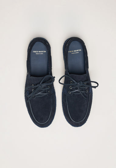 Boat Shoes - Bleu Suede