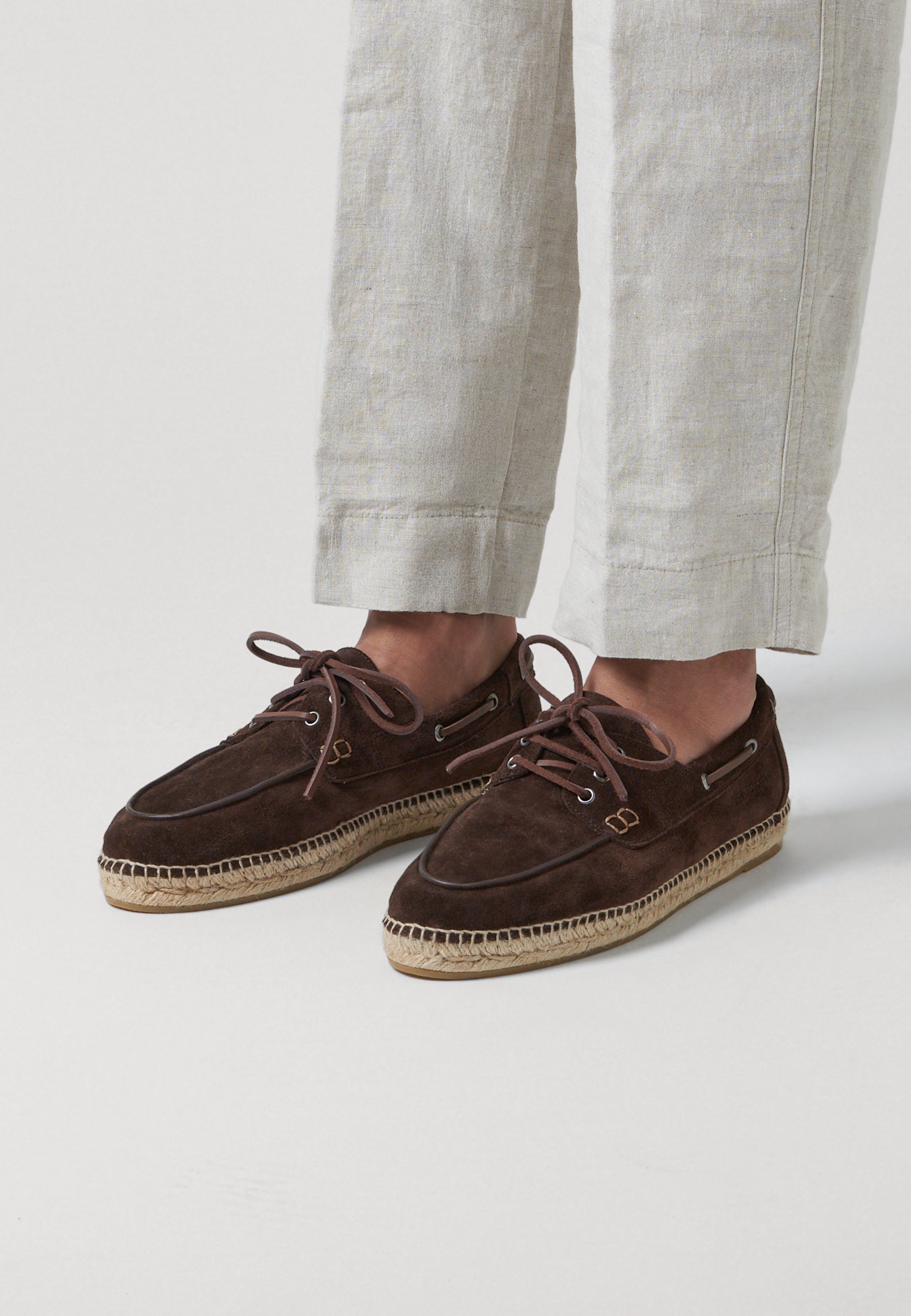 Chaussures bateau - Daim Moka