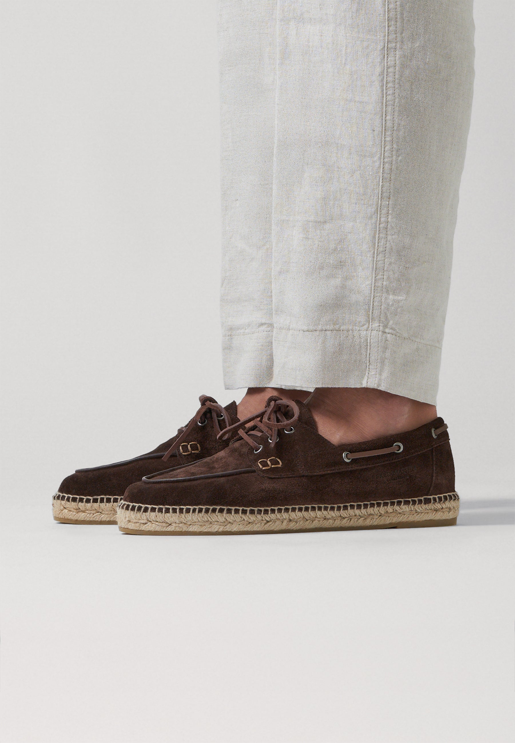 Chaussures bateau - Daim Moka