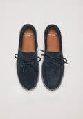Boat Shoes - Navy Suede