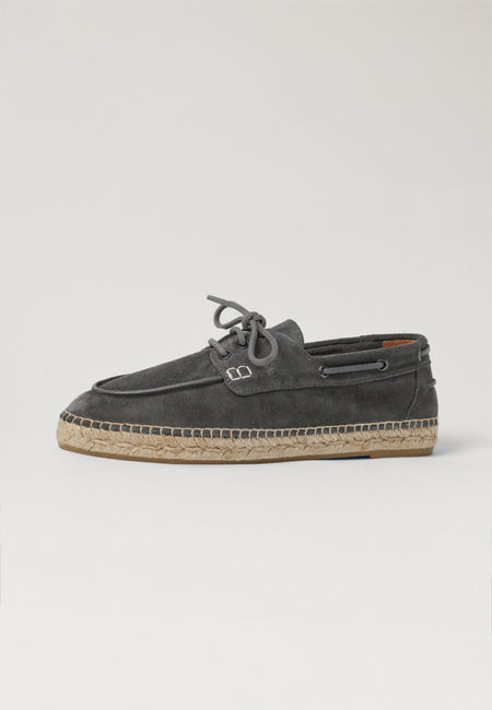 Boat Shoes - Piombo Suede