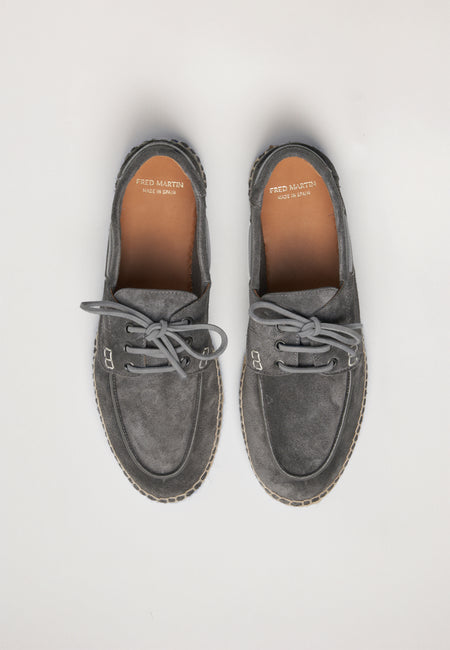 Boat Shoes - Piombo Suede