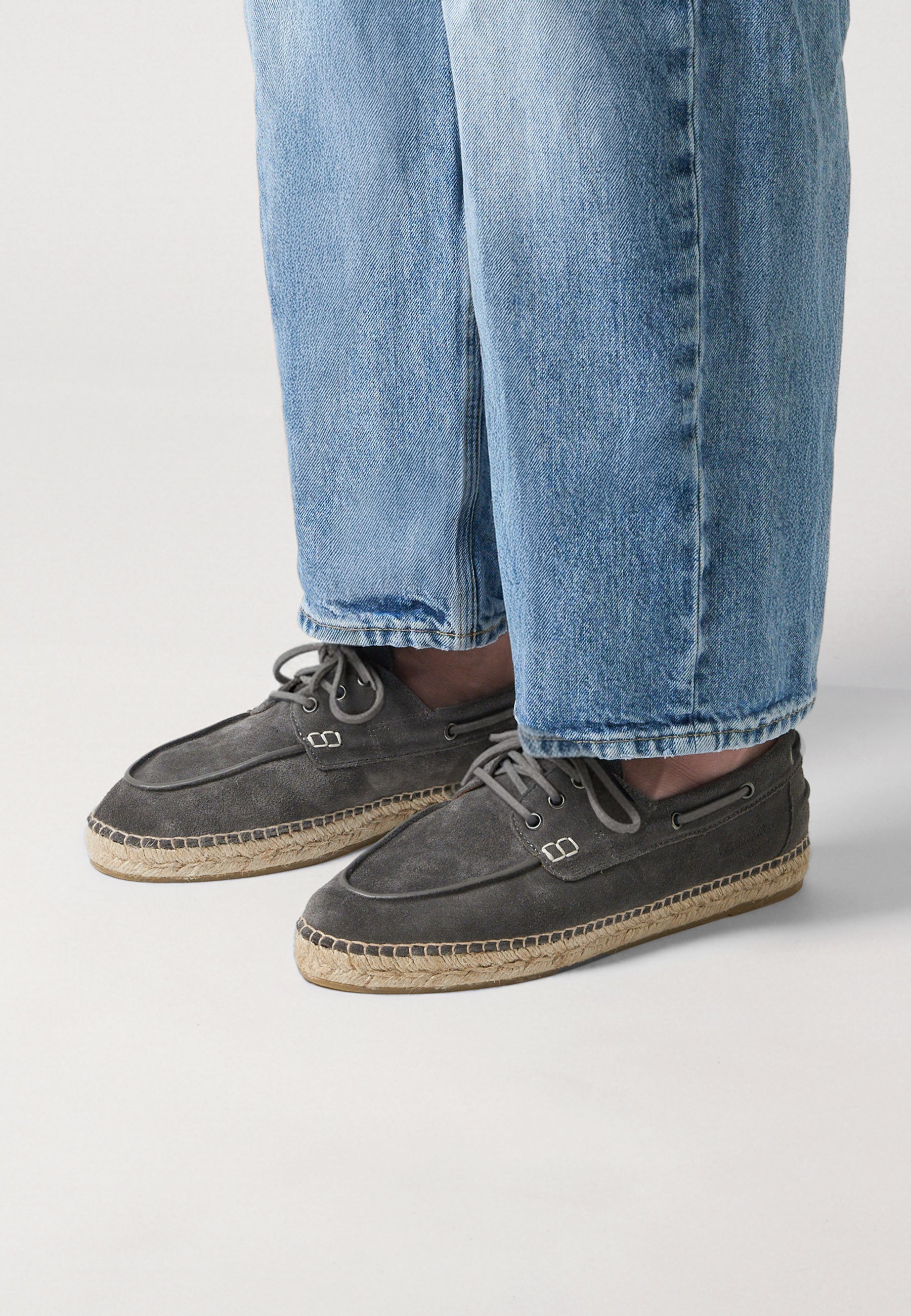 Boat Shoes - Piombo Suede