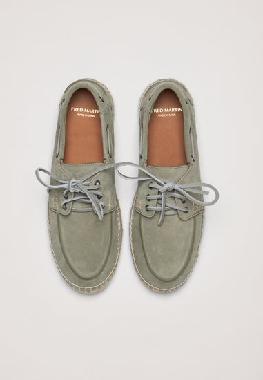 Boat Shoes - Salvia Suede