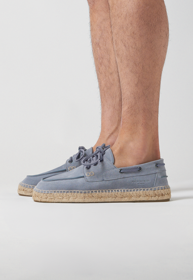 Boat Shoes - Sky Suede