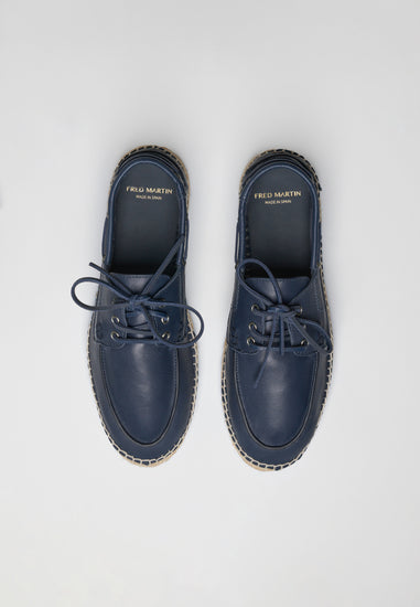 Boat Shoes - Storm Blue Leather