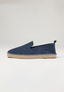 Chaussons - Daim Bleu Notte