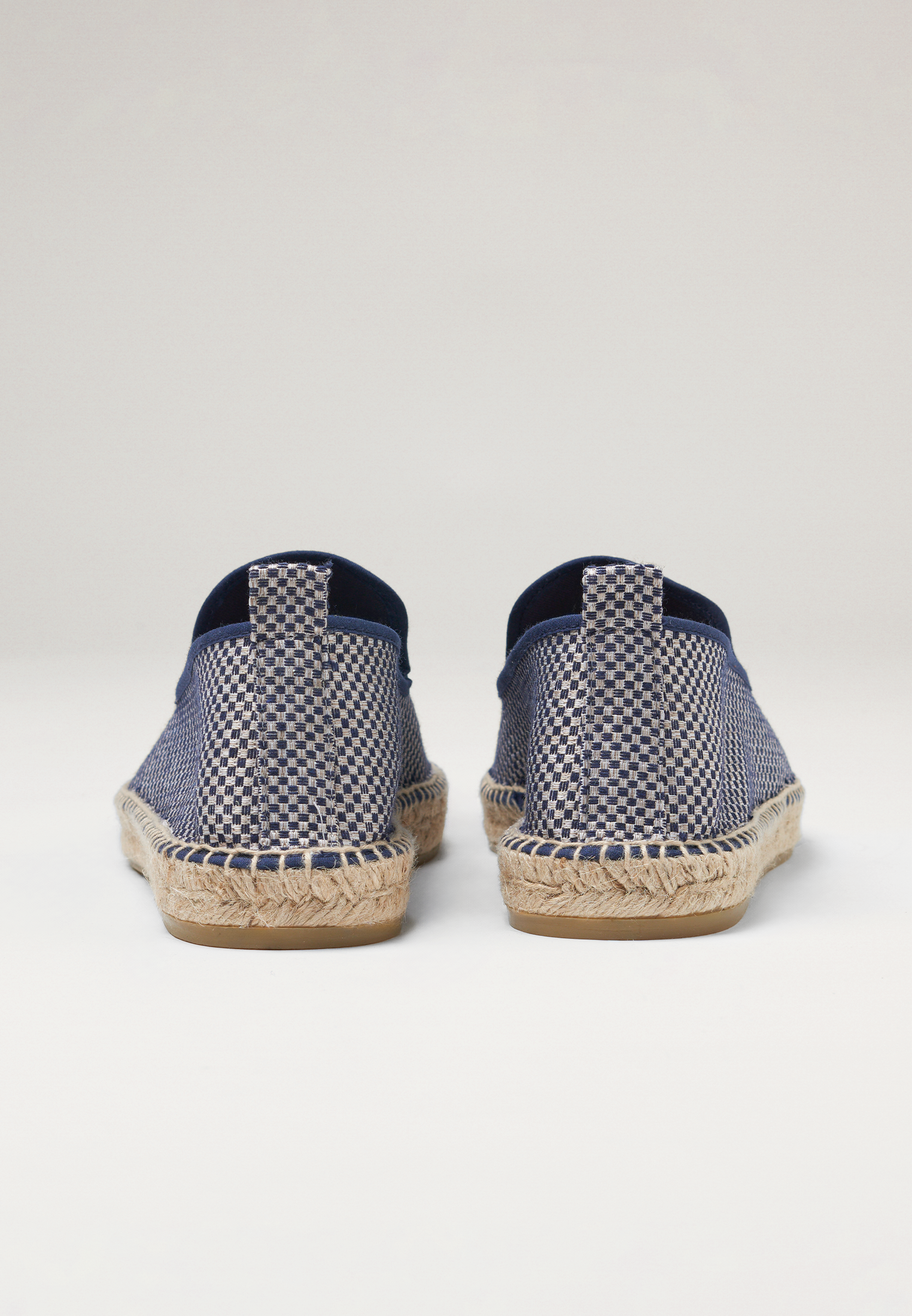 Slippers Eco - Blue Checker Eco Fabric